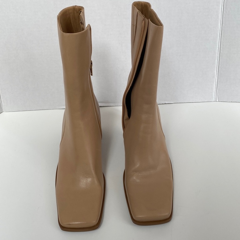 Women Boot, Tan, Size 8